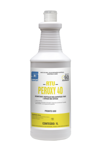 Desinfetante 1L Geral RTU Clean By Peroxy Spartan