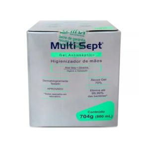 Álcool em Gel 800ml Mult Sept Trilha