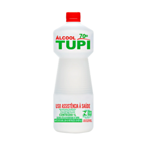 Álcool 1L 70° Tupi