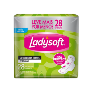 Absorvente Ladysoft C/28 Max Suave Com Abas