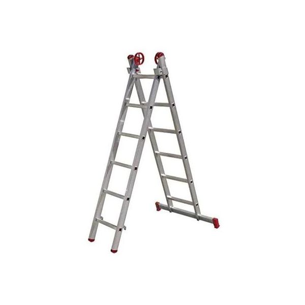 Escada Alumínio 6 Degraus Extensiva Botafogo