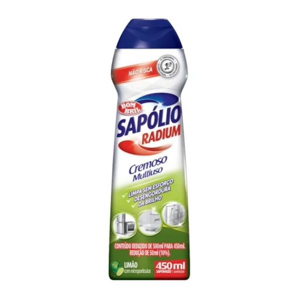 Sapólio Cremoso 450ml Limão Radium