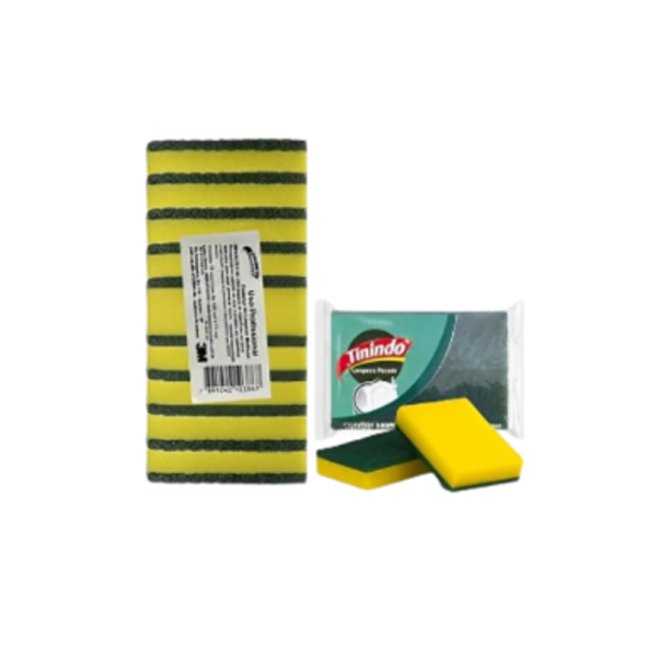Esponja Dupla Face 100x71x18 C/10 Tinindo 3M
