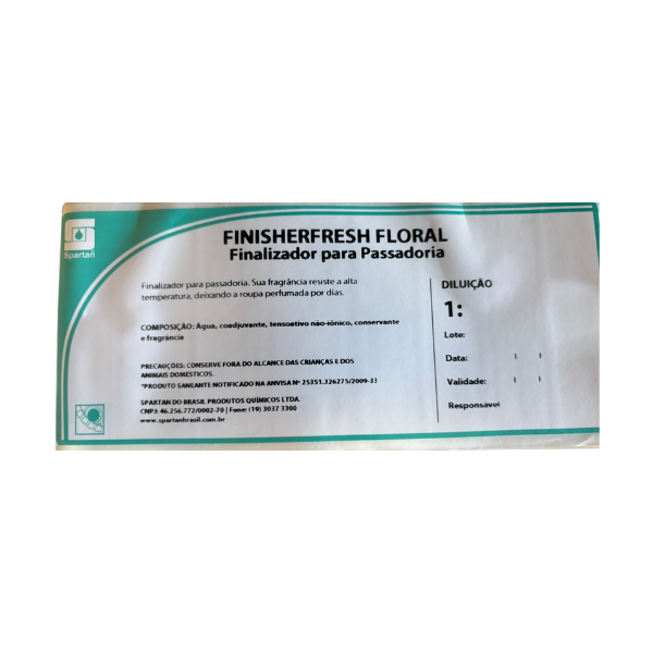 Etiqueta Finisherfresh Floral