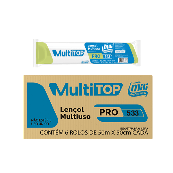 Lençol Multiuso 50x50 27G MultiTOP 533 Mili