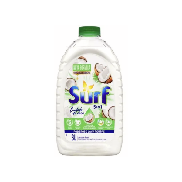 Sabão Liquido 3L Surf Cuidado do Coco