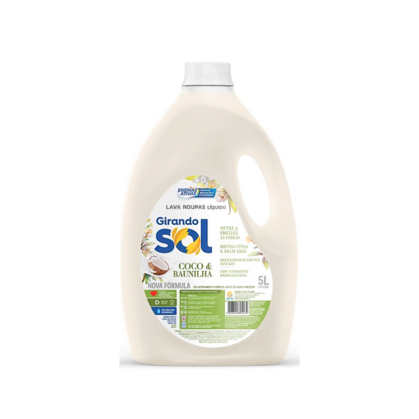 Sabao Liquido 5L Coco e Baunilha Girando Sol