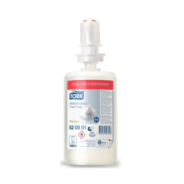 Sabonete 1L Antimicrobial Espuma Tork