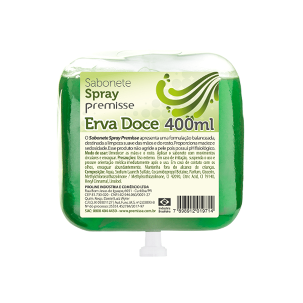 Sabonete 400ml Erva Doce Spray Premisse