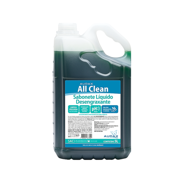 Sabonete 5L Desengraxante All Clean Audax
